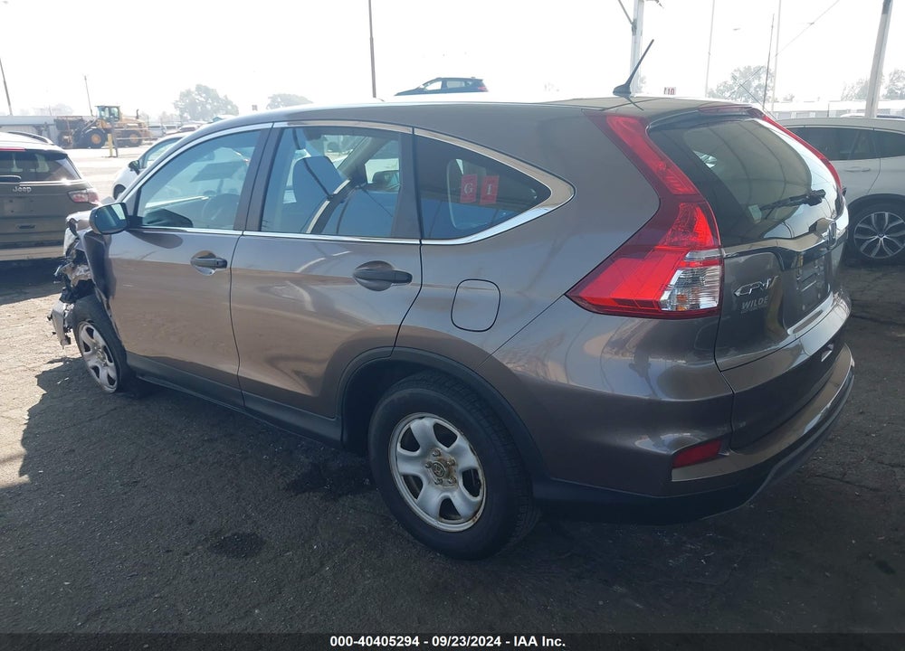 2015 HONDA CR-V LX VIN: 5J6RM4H37FL122177
