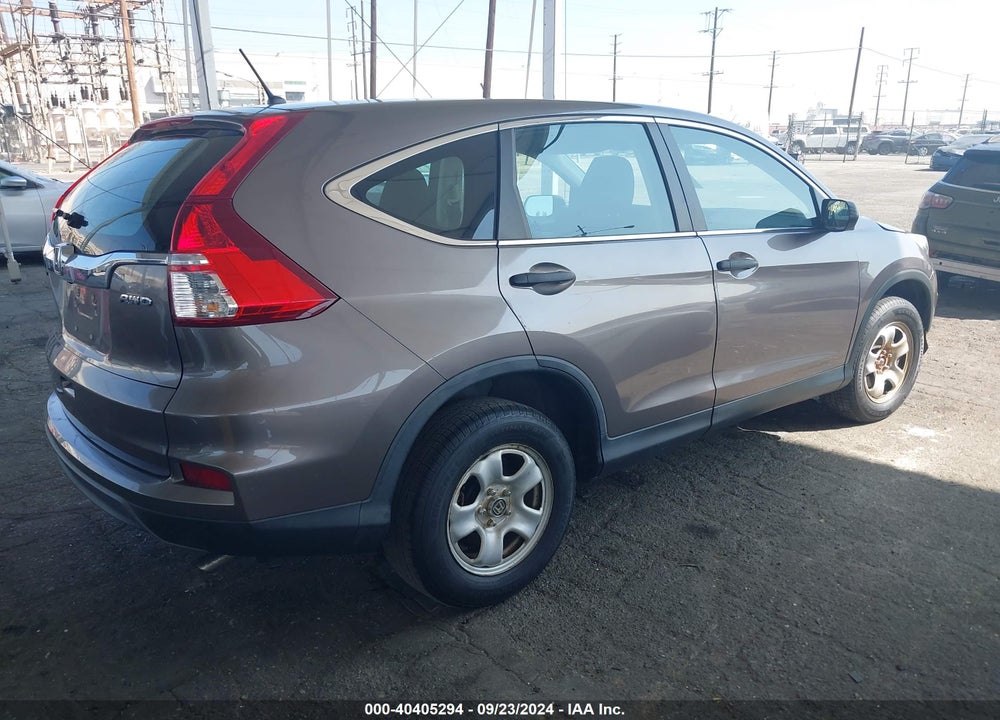 2015 HONDA CR-V LX VIN: 5J6RM4H37FL122177
