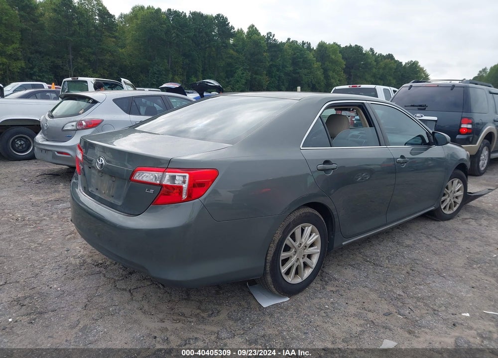 2012 TOYOTA CAMRY LE VIN: 4T1BF1FKXCU627545