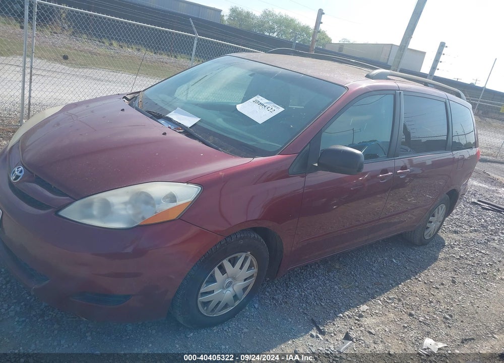 2009 TOYOTA SIENNA LE VIN: 5TDZK23C69S282805