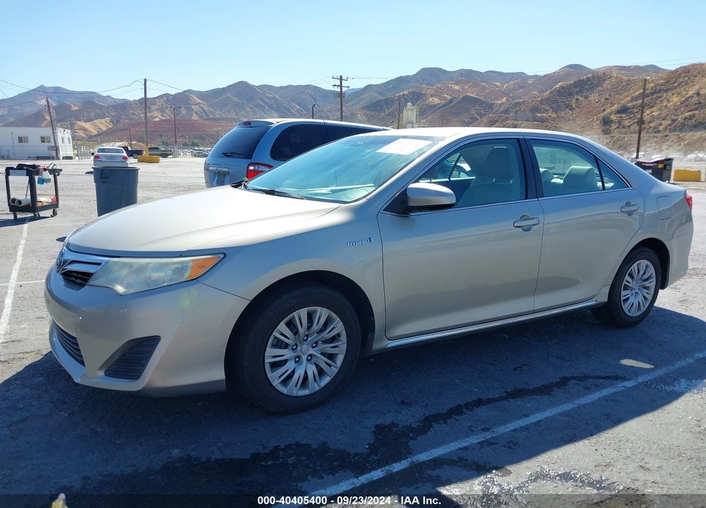 2014 TOYOTA CAMRY HYBRID LE VIN: 4T1BD1FK6EU114009
