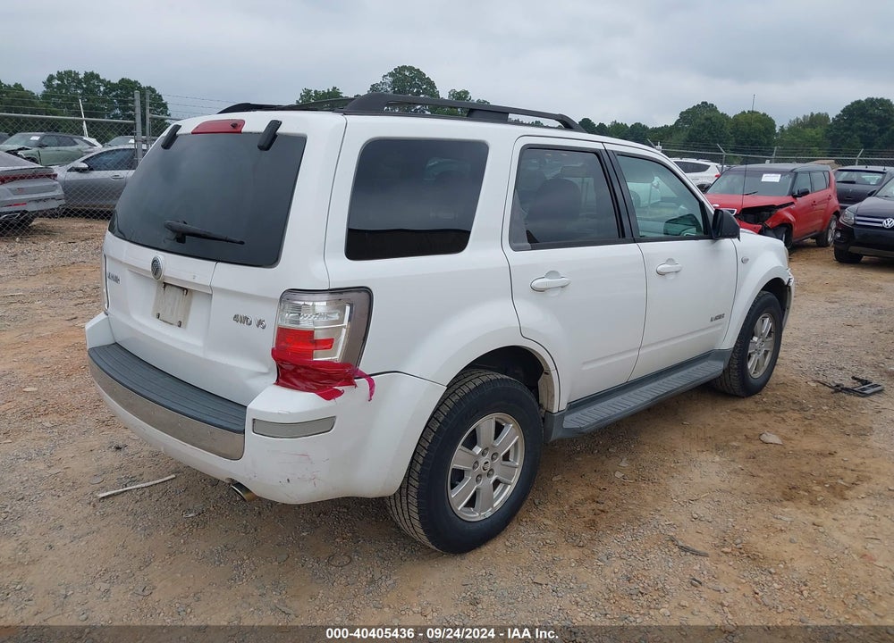 2008 MERCURY MARINER V6 VIN: 4M2CU91118KJ06674