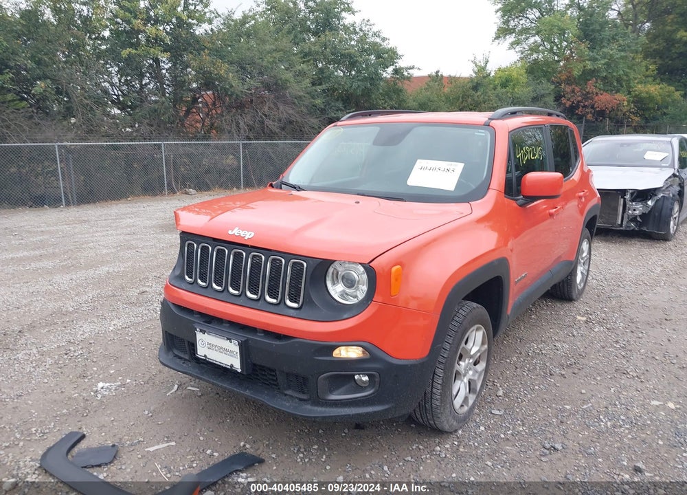 2017 JEEP RENEGADE LATITUDE 4X4 VIN: ZACCJBBB2HPG52855