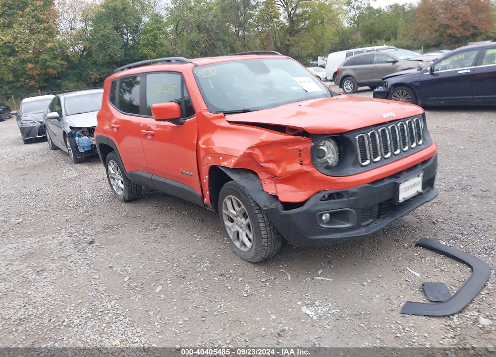 2017 JEEP RENEGADE LATITUDE 4X4 VIN: ZACCJBBB2HPG52855