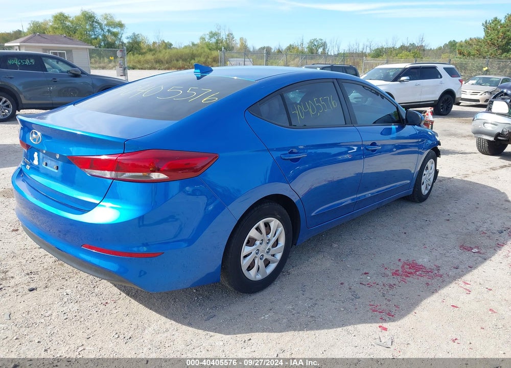 2017 HYUNDAI ELANTRA SE VIN: 5NPD74LF6HH101899