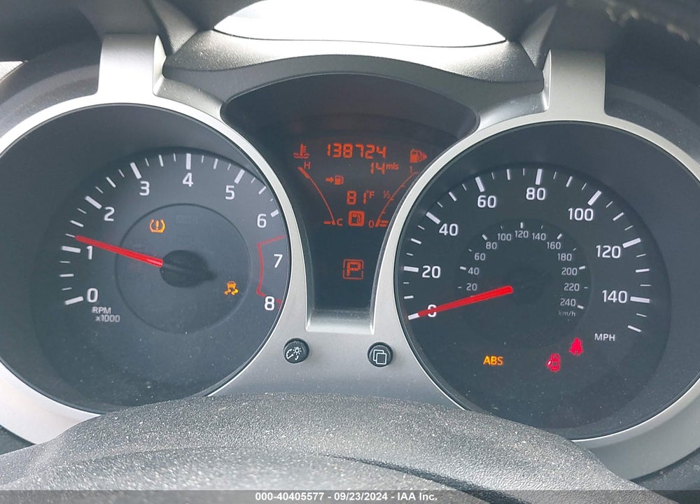 2011 NISSAN JUKE SL VIN: JN8AF5MRXBT022649