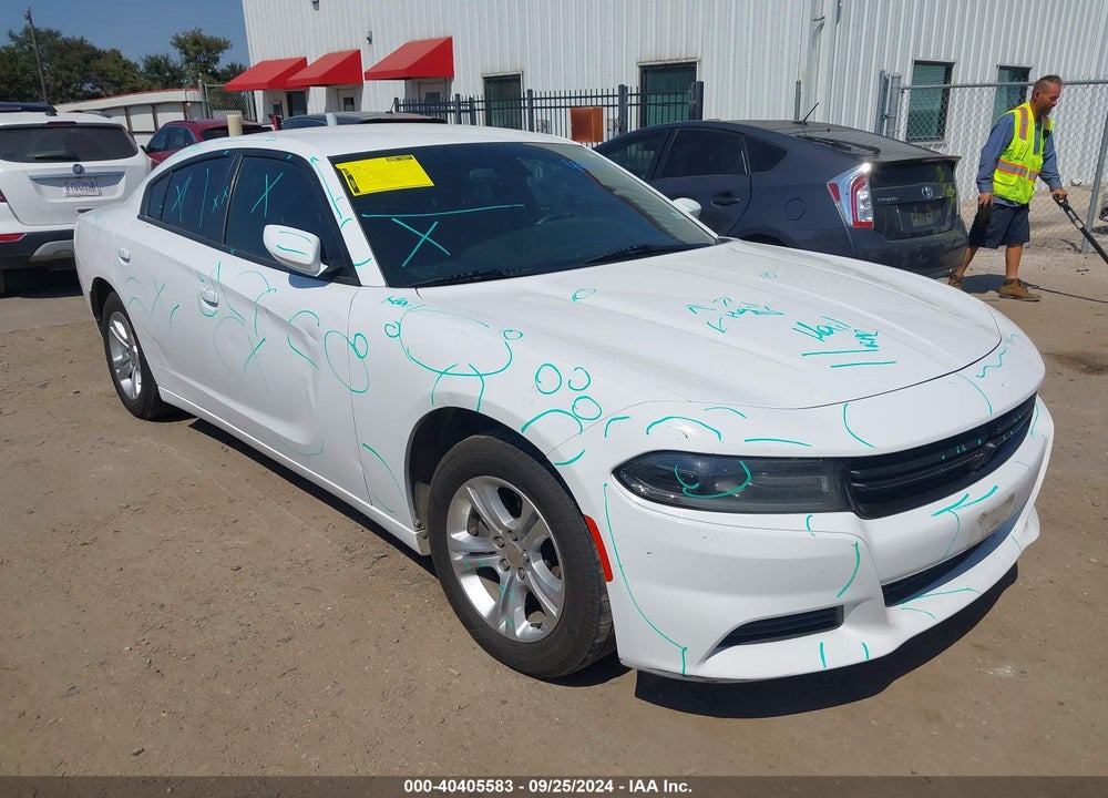 2019 DODGE CHARGER SXT RWD VIN: 2C3CDXBG4KH615626