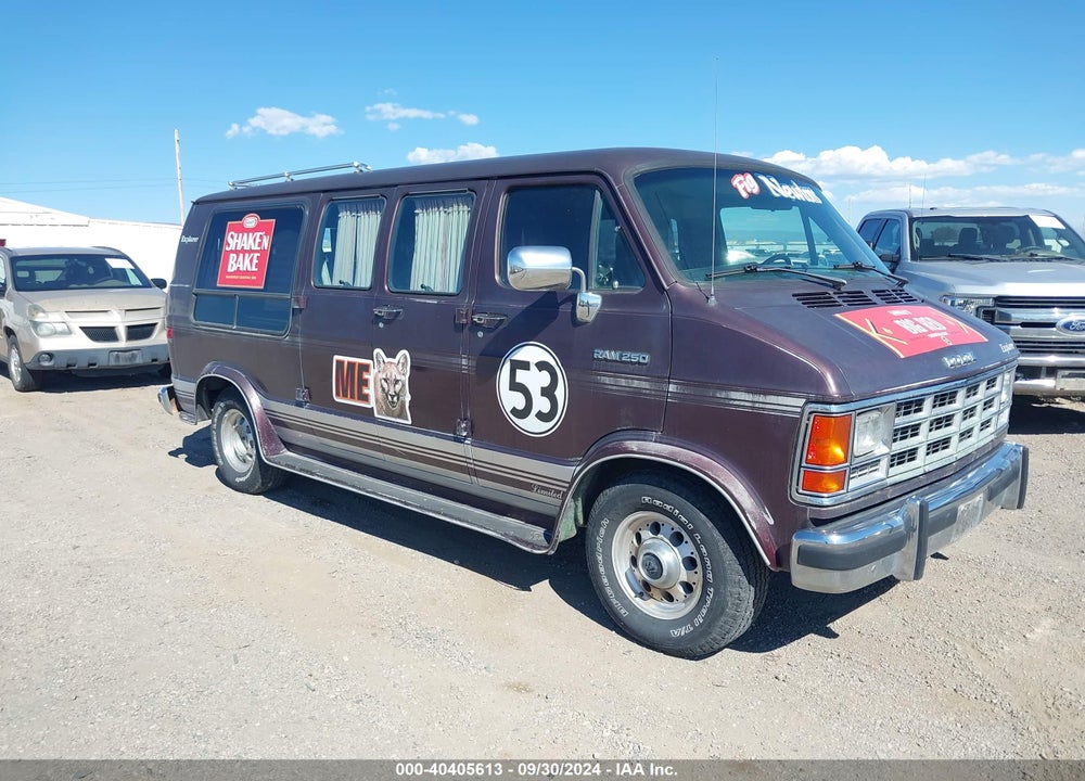 1992 DODGE RAM VAN B250 VIN: 2B6HB21YXNK148907