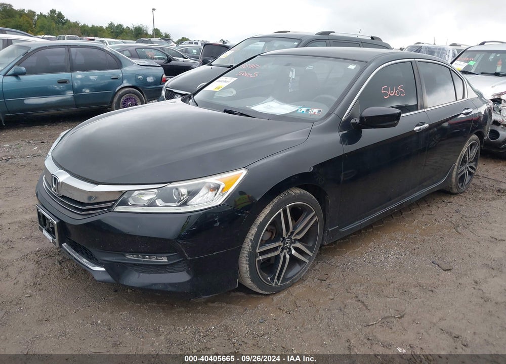 2016 HONDA ACCORD SPORT VIN: 1HGCR2E55GA182853