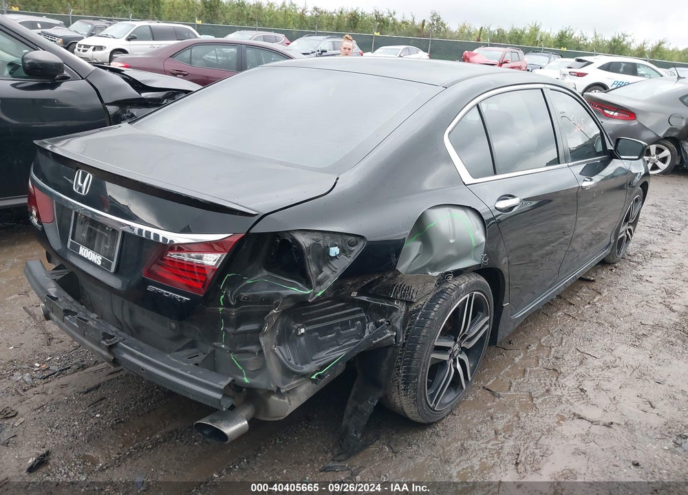 2016 HONDA ACCORD SPORT VIN: 1HGCR2E55GA182853