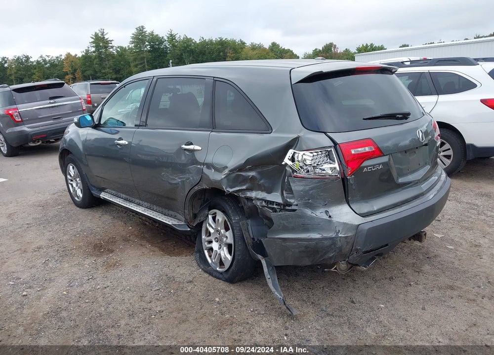 2007 ACURA MDX TECHNOLOGY PACKAGE VIN: 2HNYD28467H523159