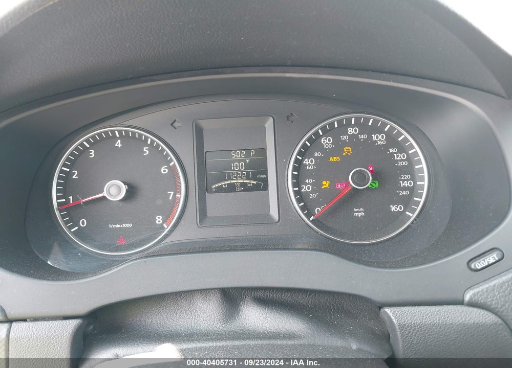 2012 VOLKSWAGEN JETTA 2.5L SE VIN: 3VWDX7AJ9CM418522