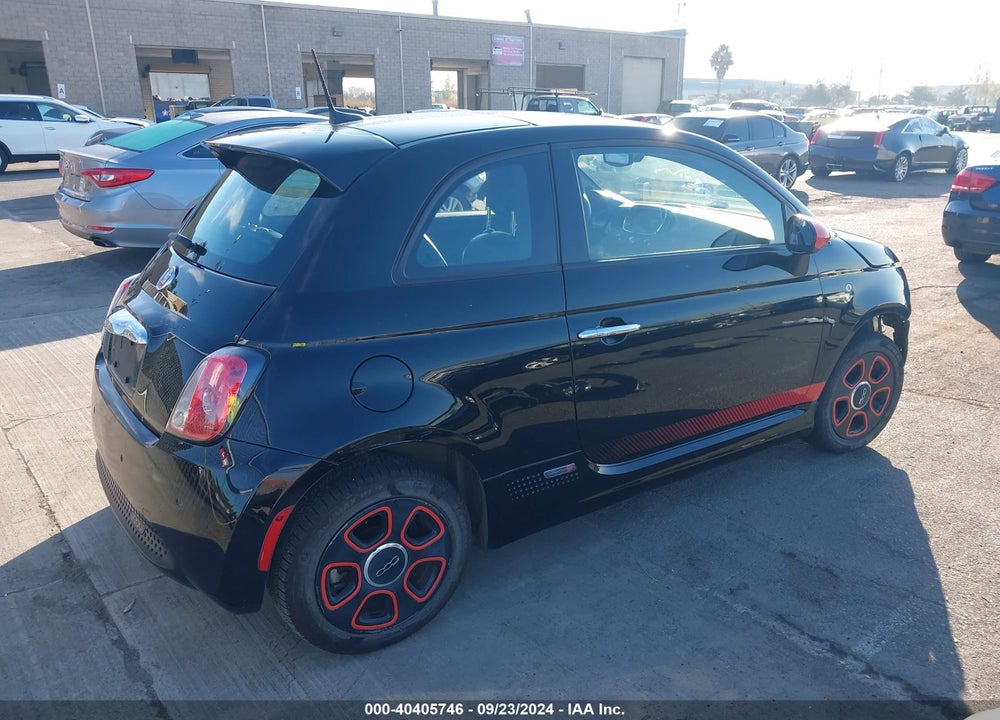 2016 FIAT 500E BATTERY ELECTRIC VIN: 3C3CFFGE3GT161119