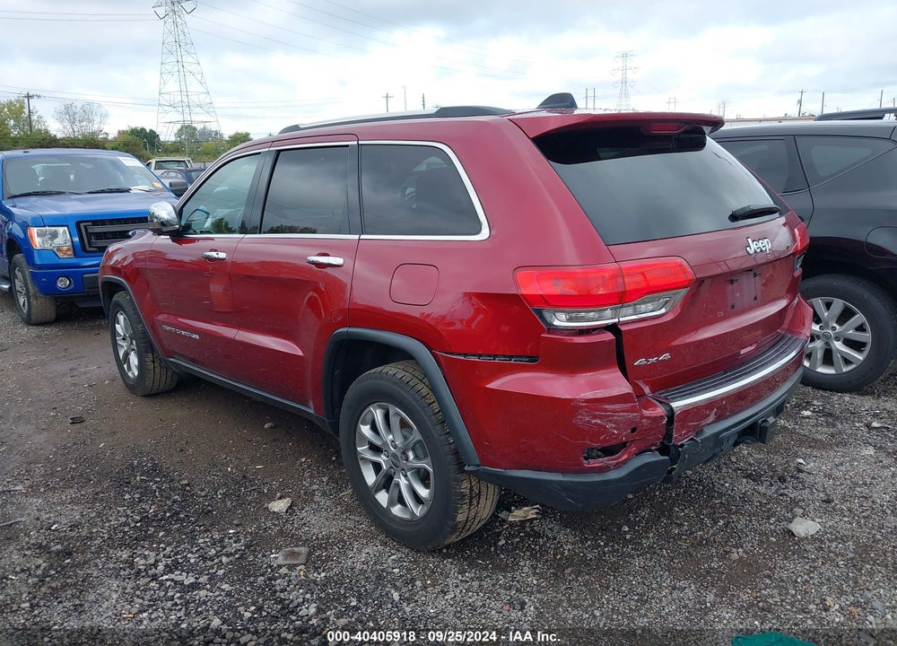 2014 JEEP GRAND CHEROKEE LIMITED VIN: 1C4RJFBG8EC130793