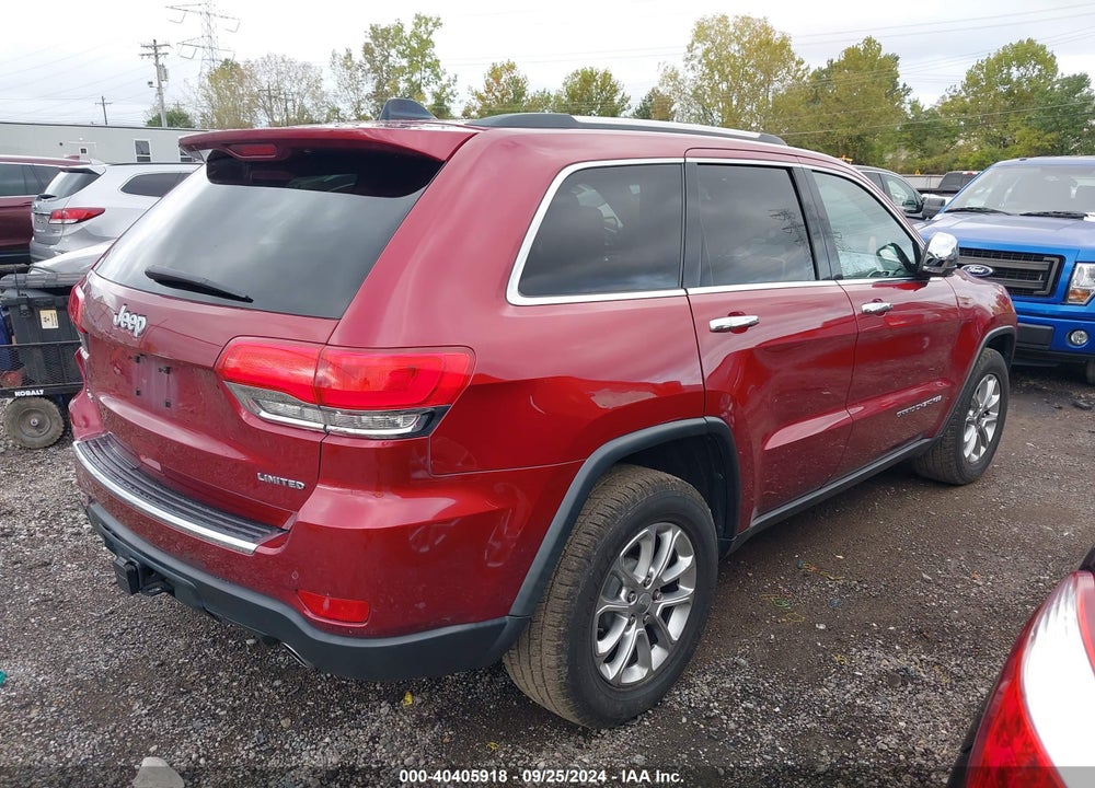 2014 JEEP GRAND CHEROKEE LIMITED VIN: 1C4RJFBG8EC130793