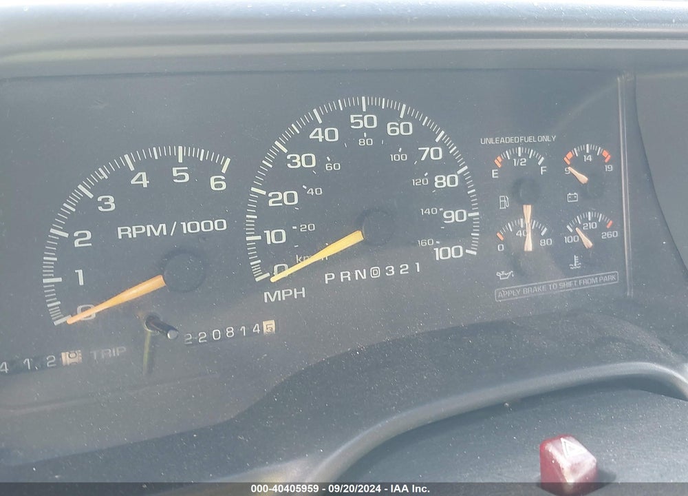 1997 GMC SIERRA 2500 HD SL VIN: 1GTGC29J7VE547399
