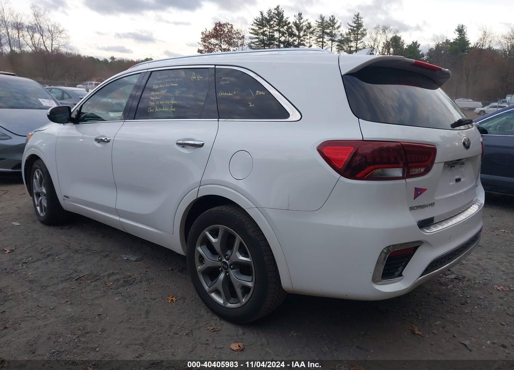 2019 KIA SORENTO 3.3L SX VIN: 5XYPKDA5XKG456644