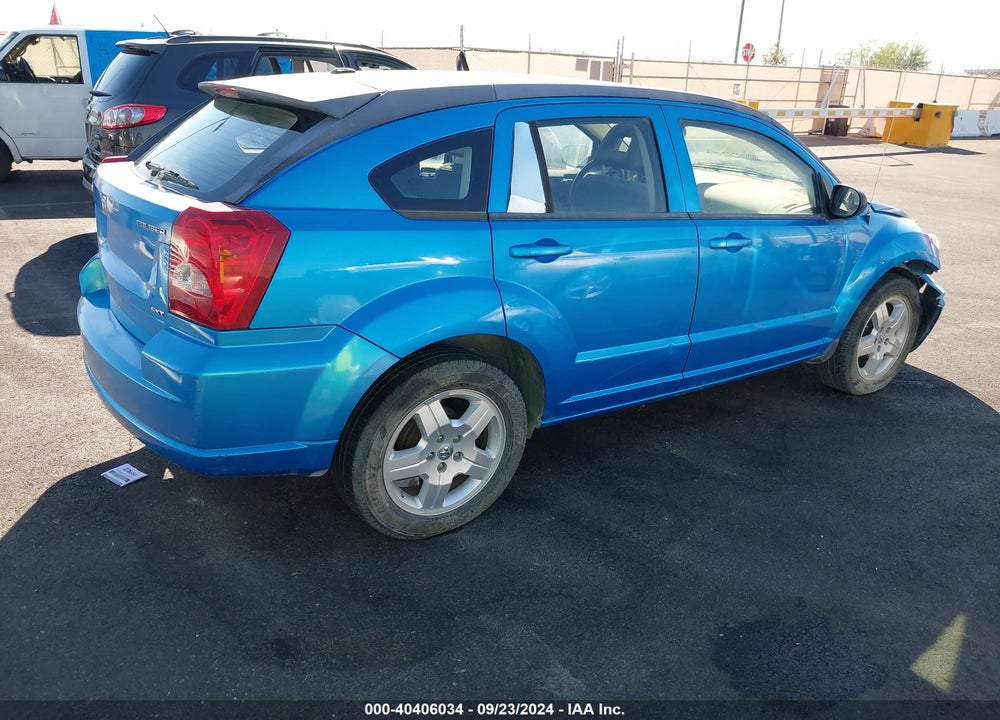 2009 DODGE CALIBER SXT VIN: 1B3HB48A89D103563