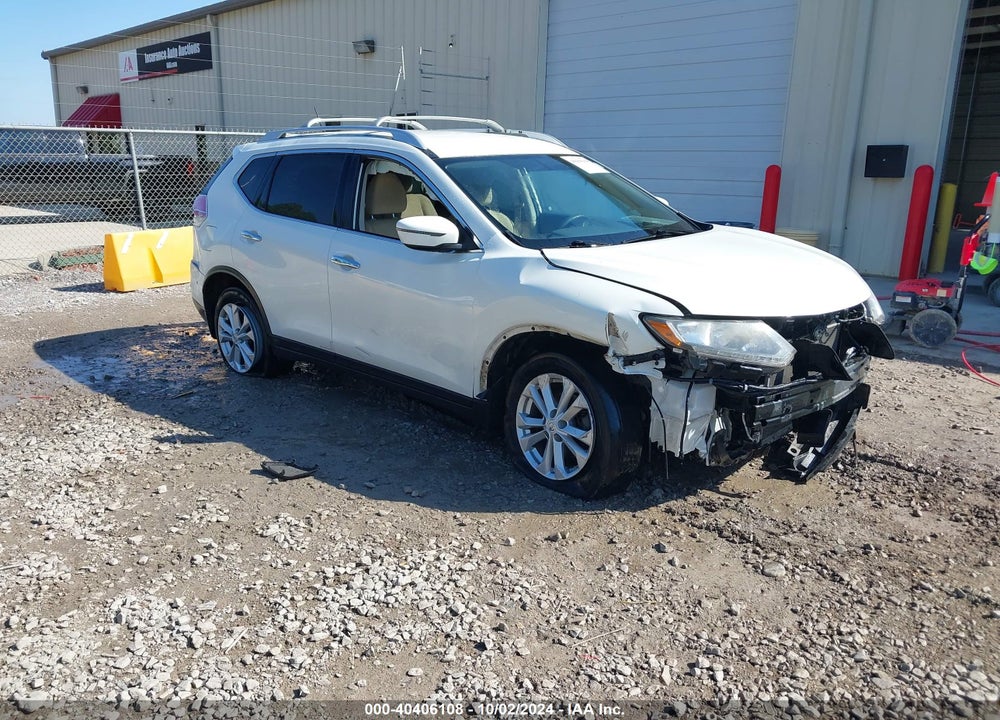 2016 NISSAN ROGUE SV VIN: KNMAT2MV0GP612536