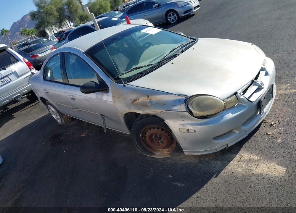 2002 DODGE NEON VIN: 1B3ES26C32D507517