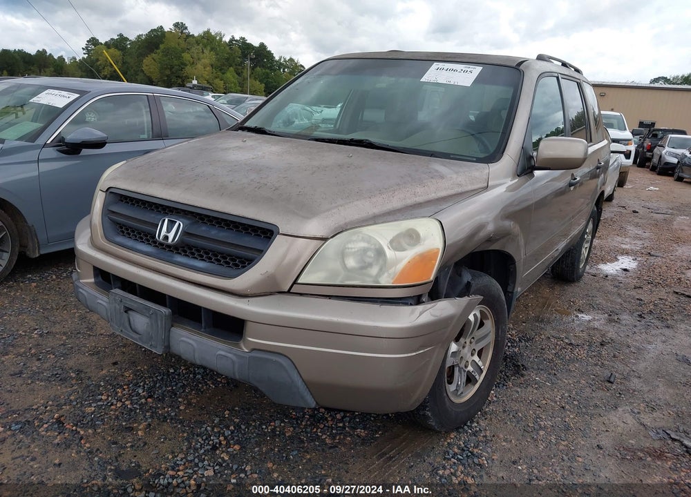 2004 HONDA PILOT EX-L VIN: 2HKYF18604H520479