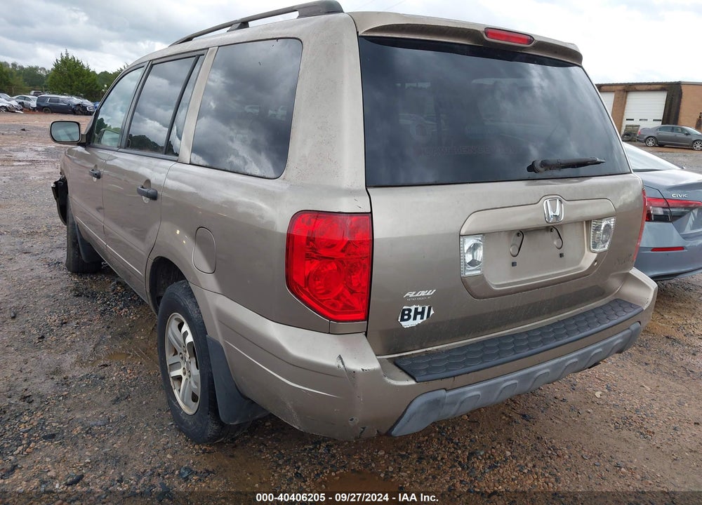 2004 HONDA PILOT EX-L VIN: 2HKYF18604H520479