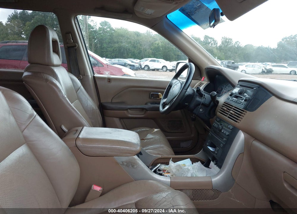 2004 HONDA PILOT EX-L VIN: 2HKYF18604H520479