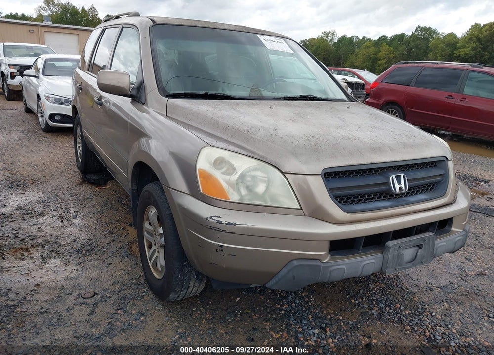 2004 HONDA PILOT EX-L VIN: 2HKYF18604H520479