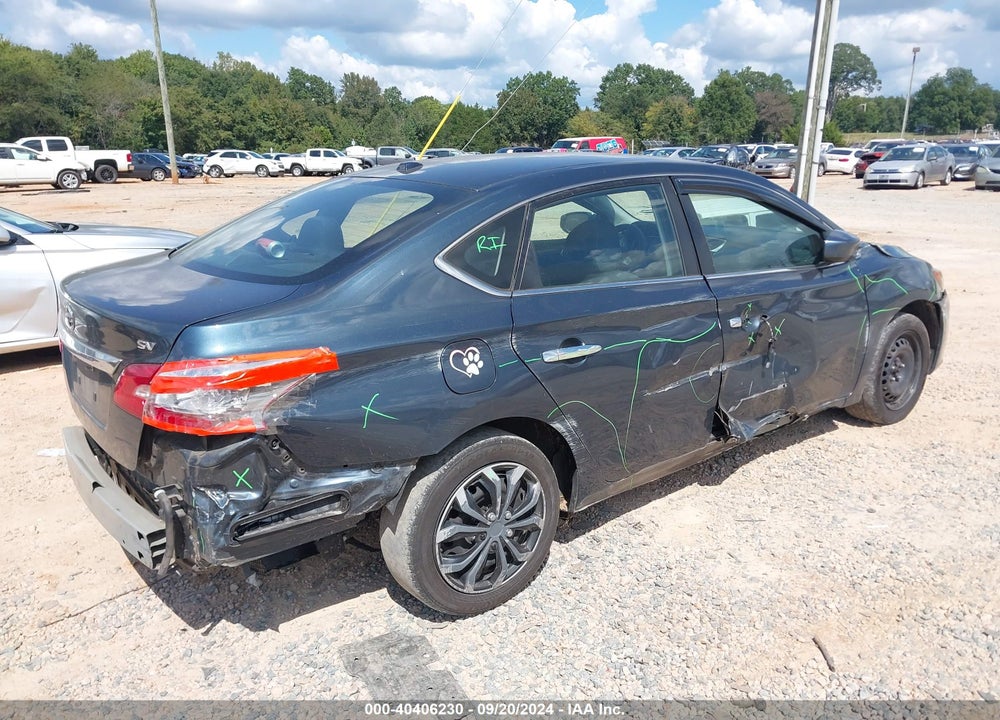 2017 NISSAN SENTRA SV VIN: 3N1AB7AP4HY330845