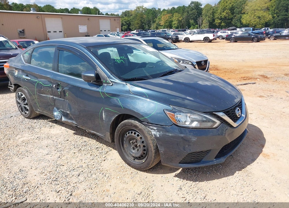 2017 NISSAN SENTRA SV VIN: 3N1AB7AP4HY330845