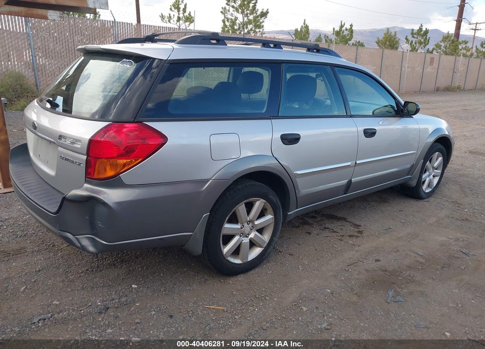2006 SUBARU OUTBACK 2.5I VIN: 4S4BP61C067362146