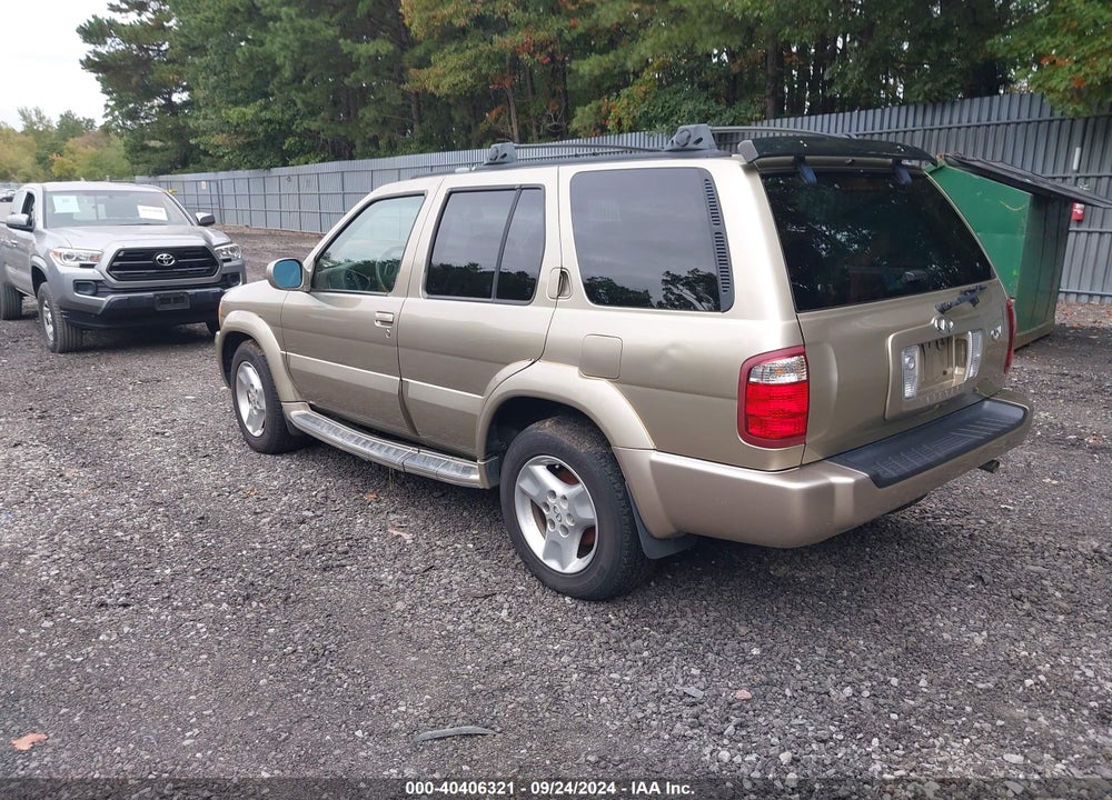 2002 INFINITI QX4 LUXURY VIN: JNRDR09Y02W262570