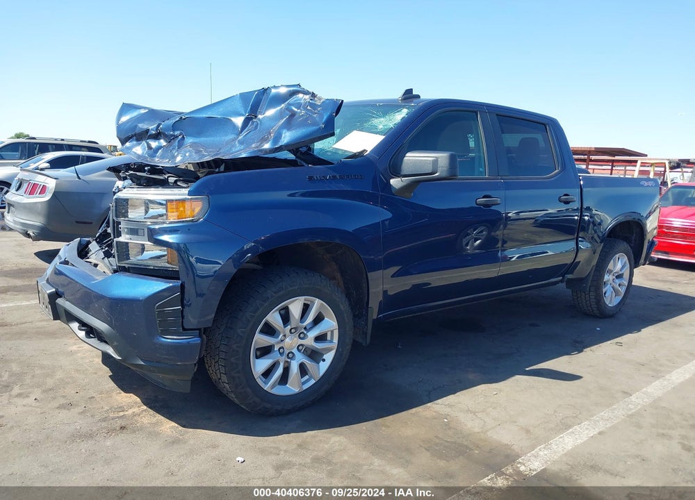 2022 CHEVROLET SILVERADO 1500 LTD 4WD SHORT BED CUSTOM VIN: 1GCPYBEKXNZ203350