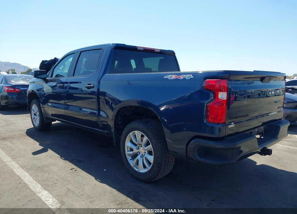 2022 CHEVROLET SILVERADO 1500 LTD 4WD SHORT BED CUSTOM VIN: 1GCPYBEKXNZ203350