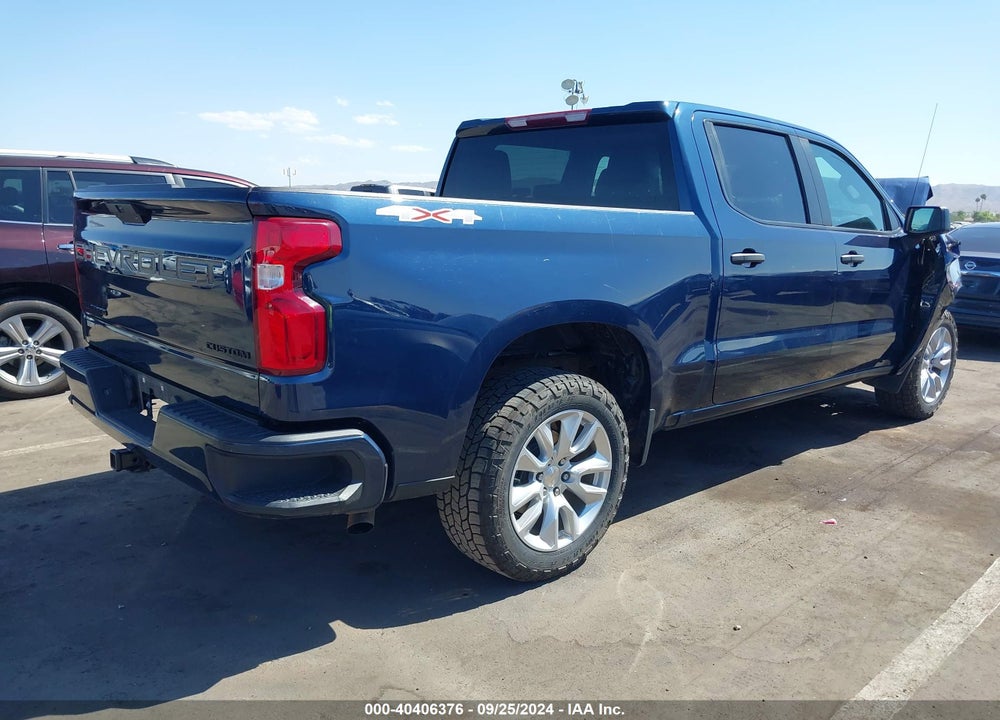 2022 CHEVROLET SILVERADO 1500 LTD 4WD SHORT BED CUSTOM VIN: 1GCPYBEKXNZ203350