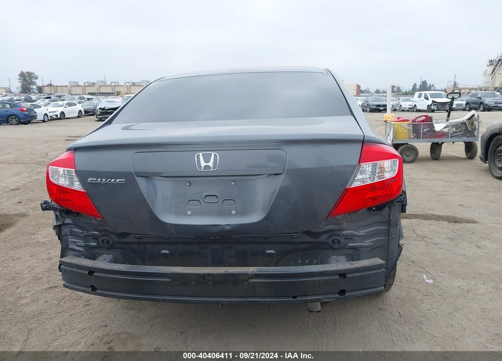 2012 HONDA CIVIC LX VIN: 19XFB2F57CE342477