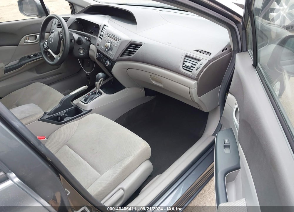 2012 HONDA CIVIC LX VIN: 19XFB2F57CE342477