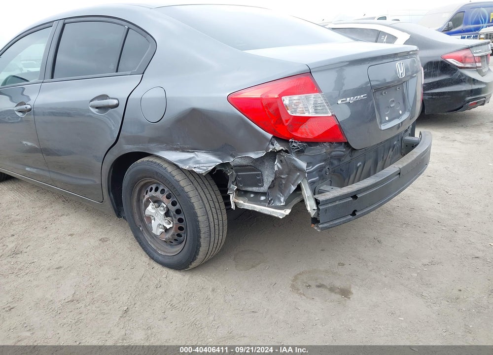 2012 HONDA CIVIC LX VIN: 19XFB2F57CE342477