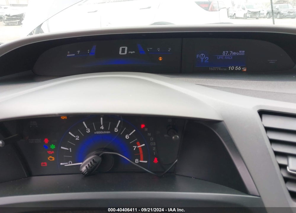 2012 HONDA CIVIC LX VIN: 19XFB2F57CE342477