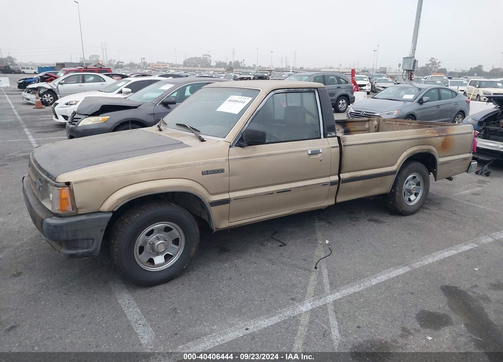 1986 MAZDA B2000 LONG BED VIN: JM2UF2117G0685509