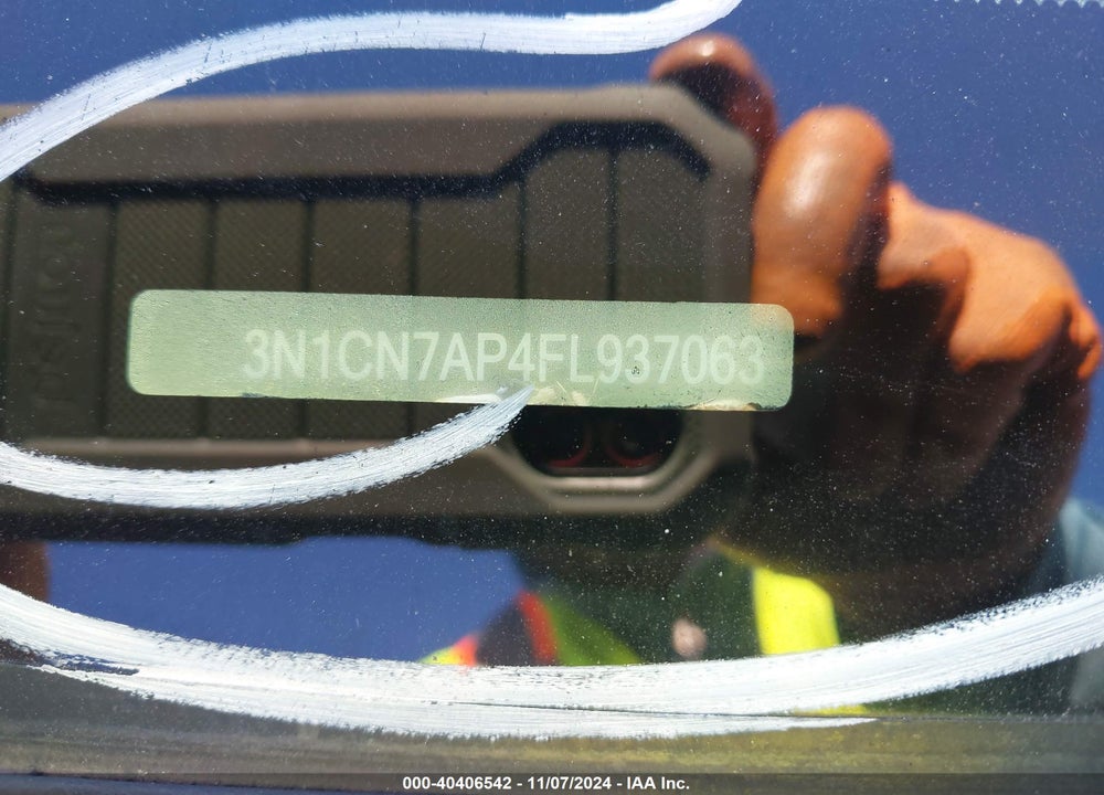 2015 NISSAN VERSA 1.6 SV VIN: 3N1CN7AP4FL937063