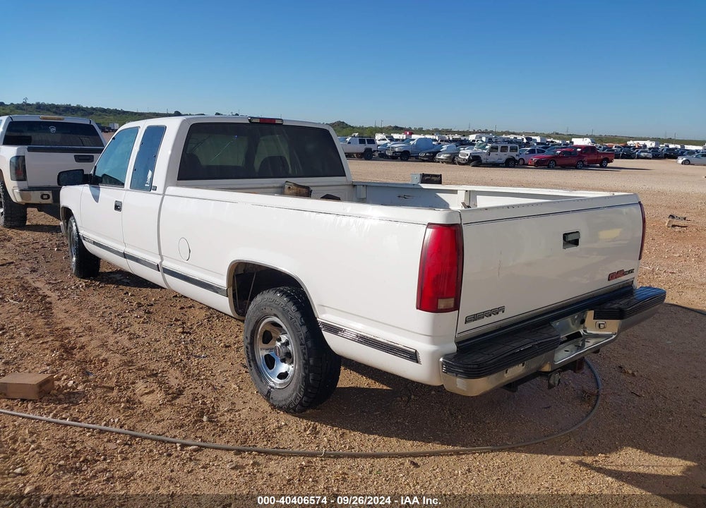 1997 GMC SIERRA 1500 SL WIDESIDE VIN: 1GTEC19R6VE502087