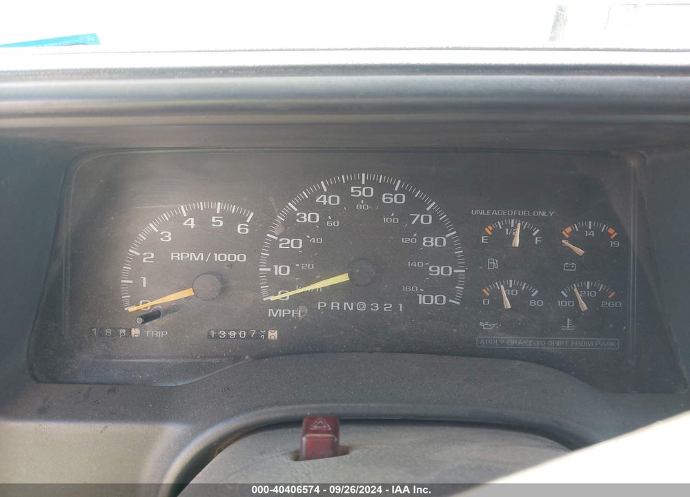 1997 GMC SIERRA 1500 SL WIDESIDE VIN: 1GTEC19R6VE502087