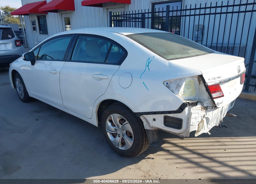 2014 HONDA CIVIC LX VIN: 19XFB2F52EE080046
