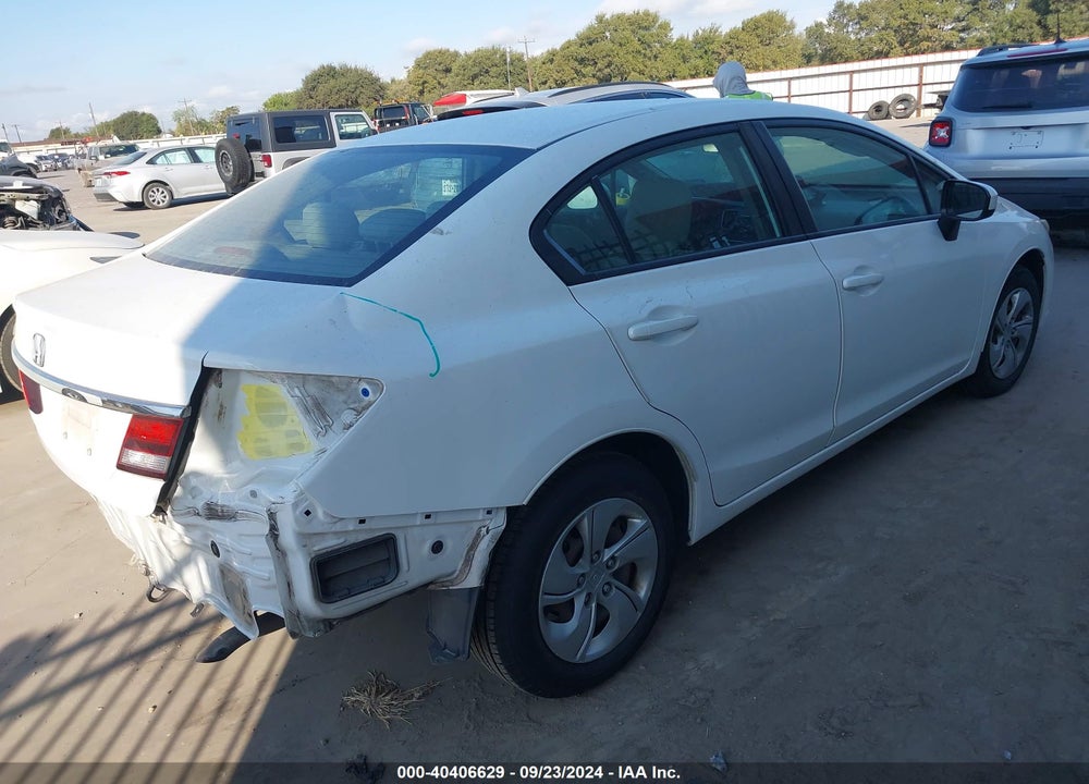 2014 HONDA CIVIC LX VIN: 19XFB2F52EE080046