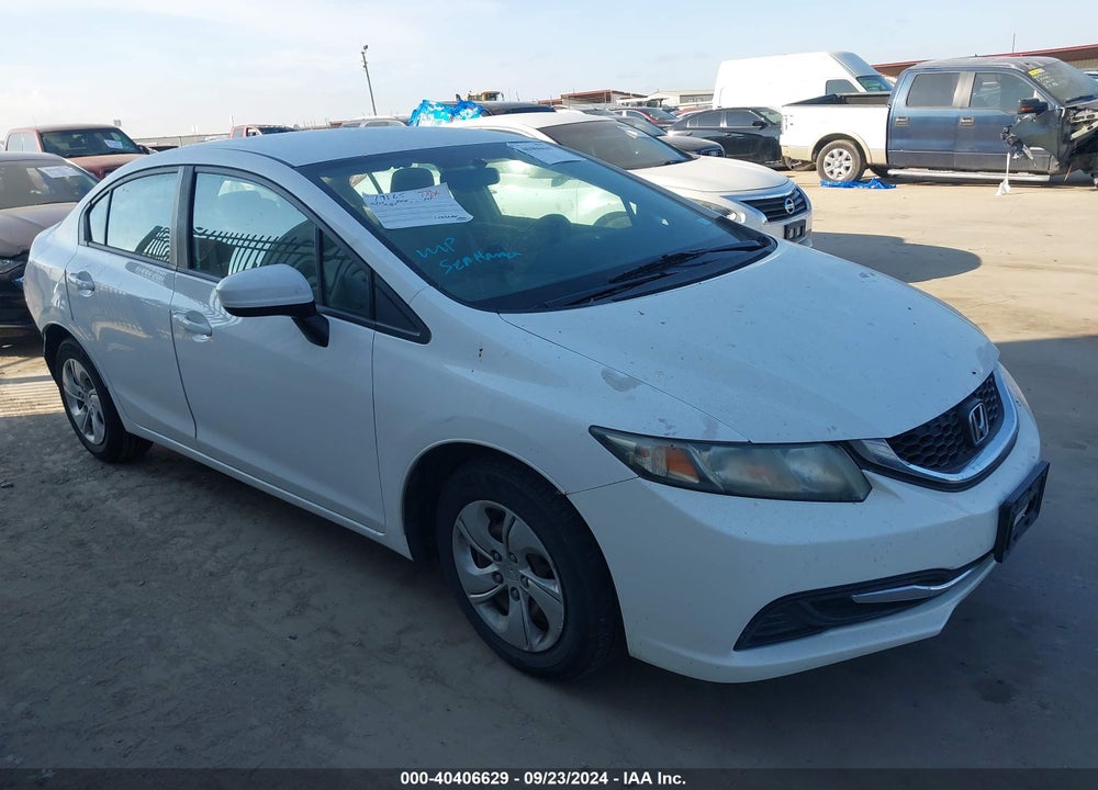 2014 HONDA CIVIC LX VIN: 19XFB2F52EE080046