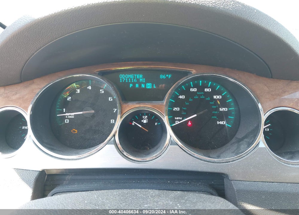 2012 BUICK ENCLAVE PREMIUM VIN: 5GAKRDED1CJ260733