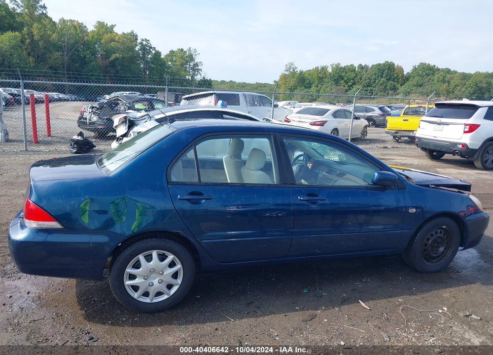 2006 MITSUBISHI LANCER ES/SE VIN: JA3AJ26E76U054637