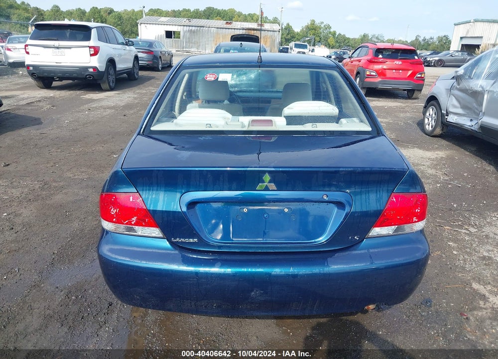 2006 MITSUBISHI LANCER ES/SE VIN: JA3AJ26E76U054637