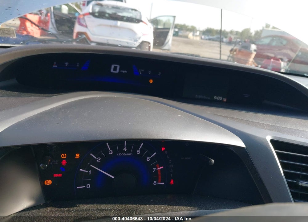 2012 HONDA CIVIC LX VIN: 19XFB2F5XCE389602